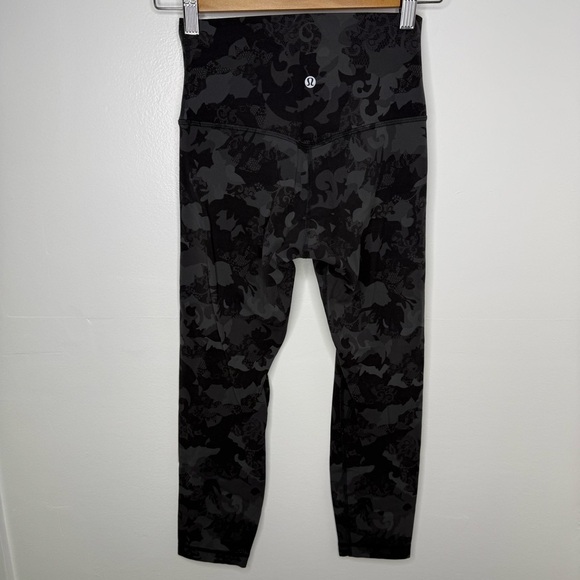 LULULEMON Hidden Heritage Lace Black Align High Rise Leggings - Picture 5 of 7